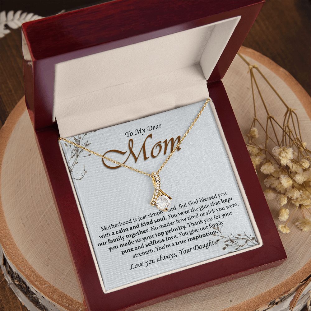 Amazon.com: Gifts For Daughter in Law Necklace From Mother in Law For  Christmas Birthday Gifts For Bonus Daughter on Wedding Day with Message  Card and Gift Box (Jewerly Bundle, Circus Interlocking) :